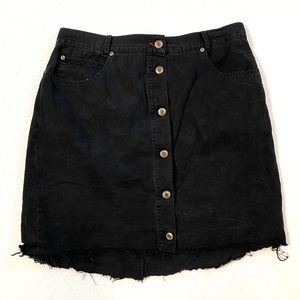 Black Jean/Denim Skirt, size 16, midi